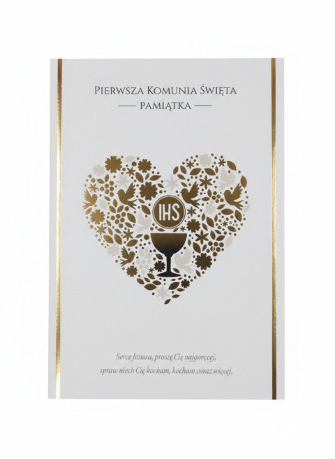 Książeczka pamiątkowa z komunii Kukartka (PMB-0065)