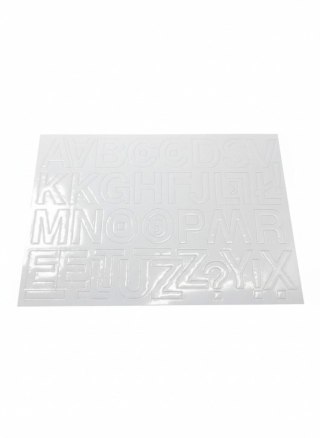 Litery samoprzylepne biały Farro