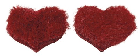 Ozdoba materiałowa Craft-Fun Series serca futerkowe Titanum (231006)