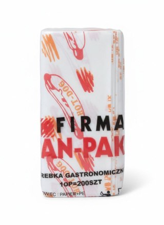 Papier do żywności hot-dog 200 szt