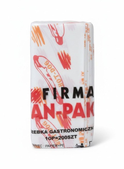 Papier do żywności hot-dog 200 szt