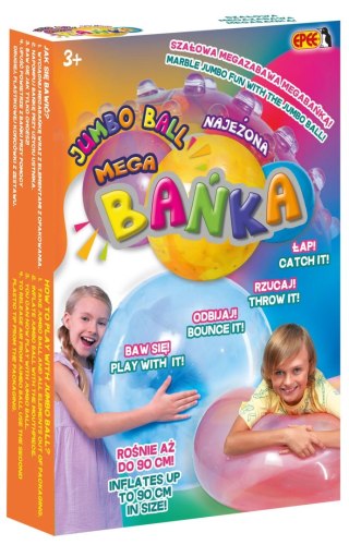 Piłeczka Mega Bańka - Najeżona Szał Kolorów! Epee (EP60262)
