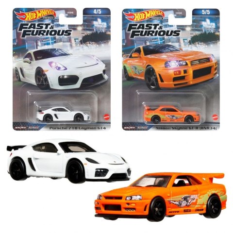 Samochód SZYBCY I WCIEKLI MIX Hot Wheels (HNW46)