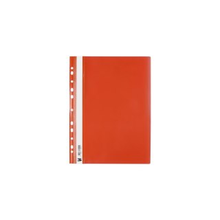 Skoroszyt A4 sztywny zawieszany pomarańcz PVC PCW 160mic. 150g Tres (SKWA4/POM)