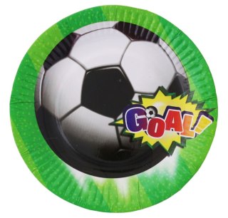 Talerz jednorazowy PIŁKA papier śr. 180mm 6 szt Godan (PF-TPI7)