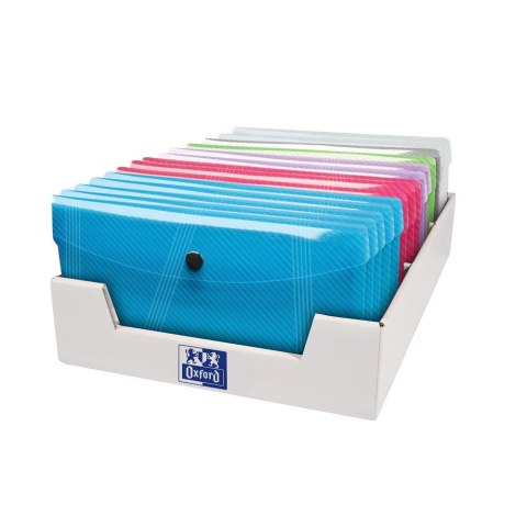 Teczka plastikowa na guzik Hawai DL mix 300 mic. Elba (400031413)