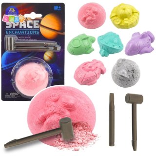 Zestaw kreatywny dla dzieci Kosmiczny Zestaw Archeologiczny Wykopaliska Kosmiczne Figurki Narzędzia Lean (29210)