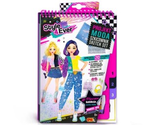 Zestaw kreatywny dla dzieci Projekt moda szkicownik Epee (EP60181)