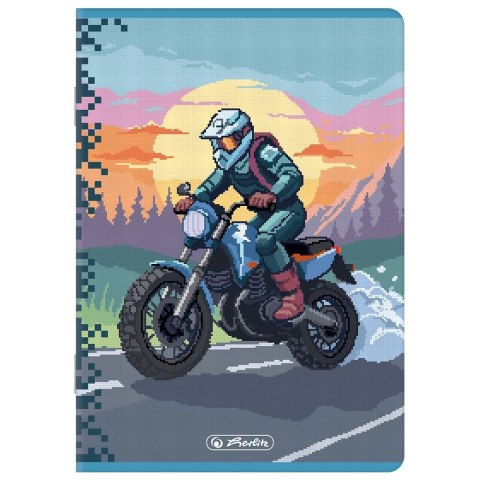 Zeszyt A5 PREMIUM PIXEL FUN 32k. 70g linia podwójna kolorowa Herlitz (400207520)