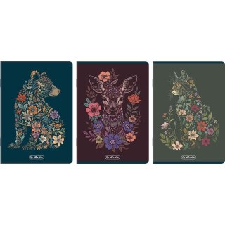 Zeszyt A4 Premium FLORIMALS 60k. 70g krata Herlitz (400207533)