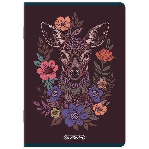 Zeszyt A4 Premium FLORIMALS 60k. 70g krata Herlitz (400207533)