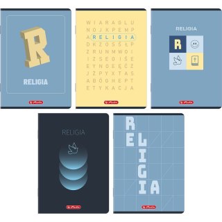Zeszyt A5 Religia mix 60k. 70g krata Herlitz (400206356)