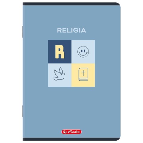 Zeszyt A5 Religia mix 60k. 70g krata Herlitz (400206356)