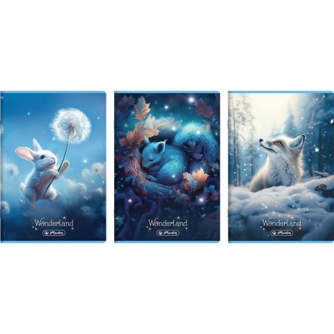 Zeszyt A4 WONDERLAND 32k. 70g linia Herlitz (400209670)