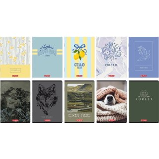 Zeszyt A5 mix 80k. 70g linia Herlitz (400206358)