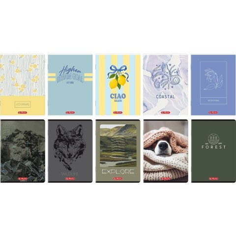 Zeszyt A5 mix 80k. 70g linia Herlitz (400206358)