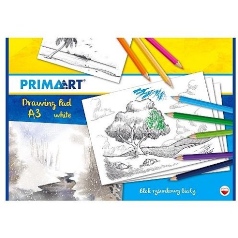Blok rysunkowy A3 biały 20k Prima Art (412468)