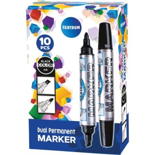 Marker permanentny wkład czarny okrągła/ścięta końcówka Centrum (0452-1505-01)