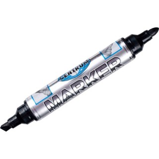 Marker permanentny wkład czarny okrągła/ścięta końcówka Centrum (0452-1505-01)