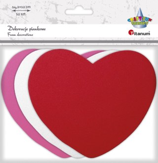 Ozdoba piankowa Craft-Fun Series piankowe serca Titanum (235003)