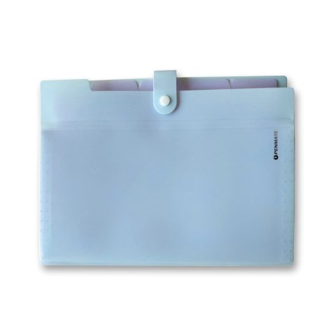 Teczka z przegródkami pomarańczowa pastelowa 5906910827872 A4 kolor: niebieski Eco (TT8351)