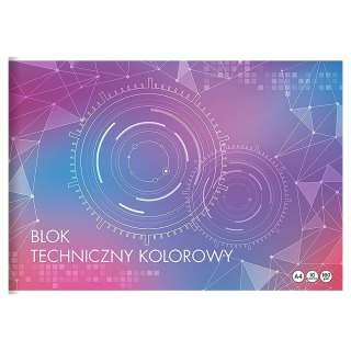 Blok techniczny Basic A4 kolorowy 160g 10k Top 2000 (400204141)