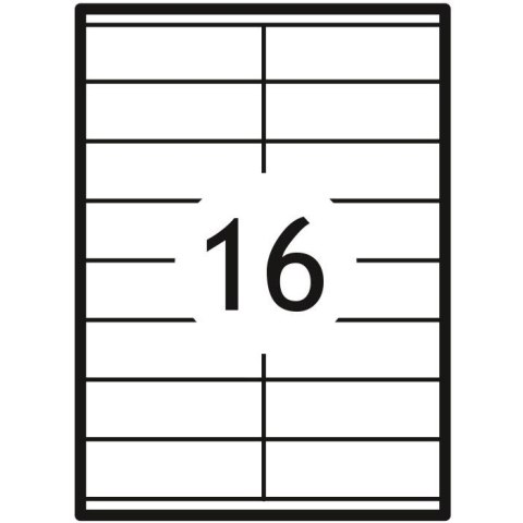 Etykieta samoprzylepna A4 022 biała [mm:] 105x35 Grand (150-1049)