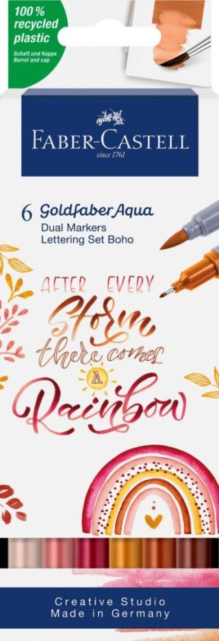 Flamaster akwarelowy dwustronny GOLDFABER Faber Castell (164518 FC)