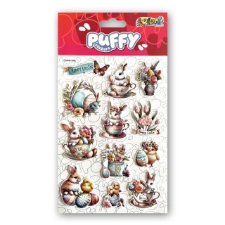 Naklejki świąteczne PUFFY EASTER BASKET Penmate (TT9291)