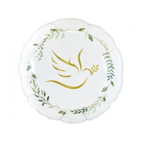 Balon foliowy Gołąbek z listkami 18cal Godan (FG-OZGL)