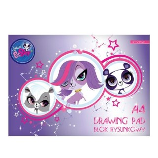 Blok rysunkowy Littlest Pet Shop A4 biały 20k Starpak (206612)