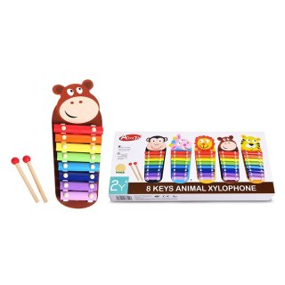 Cymbałki drewniane 8 ton z misiem Artyk (666087)