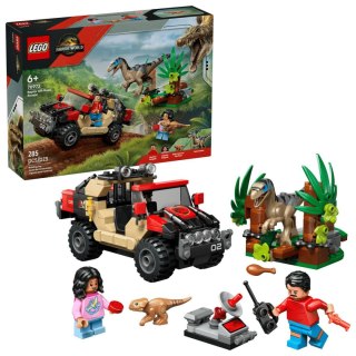 Klocki konstrukcyjne Jurassic World Ucieczka terenówką przed raptorem Lego (76972)