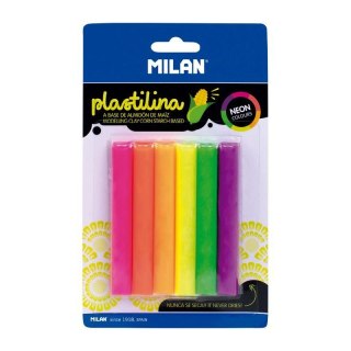 Plastelina 6 kol. mix 11g Milan (914706N)