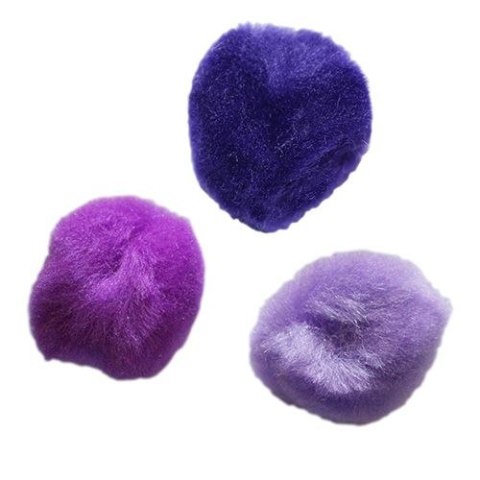 Pompony Craft-Fun Series fioletowy 30 szt Titanum (283064)