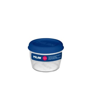 Śniadaniówka Pojemnik okrągły na lunch z tritanu 0,5 L MILAN nata 624 niebieski Milan (642550NTB)