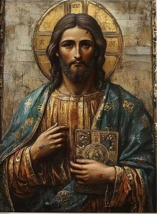 Zestaw kreatywny Diamentowa mozaika Jezus Ikona 40x30cm Norimpex (NO-2003030)