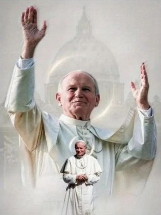 Zestaw kreatywny Diamentowa mozaika an Paweł II Papież Watykan 40x30cm Norimpex (NO-2003027)