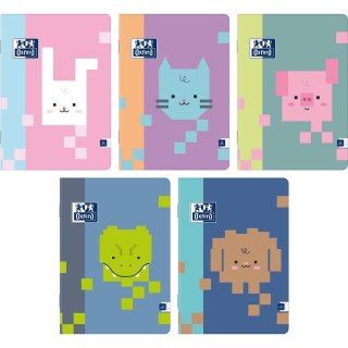 Zeszyt A5 zoo blocks 32k. 90g krata Oxford (400208082)
