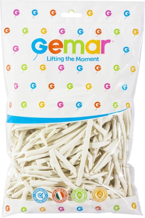 Balon gumowy rurki włoskie białe biały Godan (D4/01)