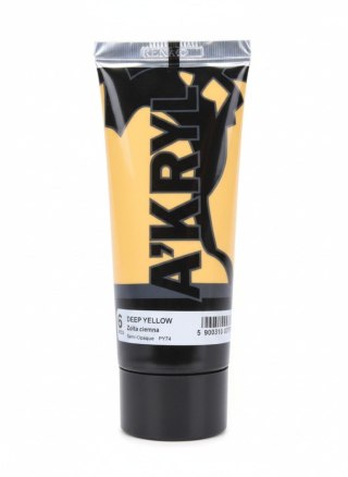 Farba akrylowa kolor: yellow 200ml Renesans (06)