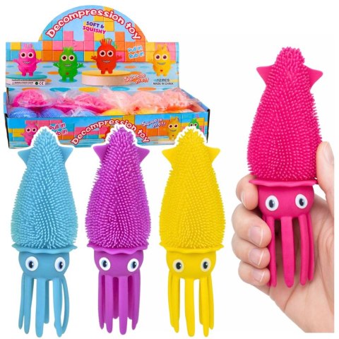 Gniotek Sensoryczny Do Odbijania Ściskania Kalmar Świecący LED Mix Kolor Lean (28189)