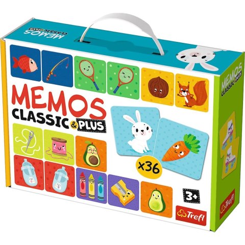 Gra pamięciowa Memos Classic & Plus, Logic Trefl (02272)