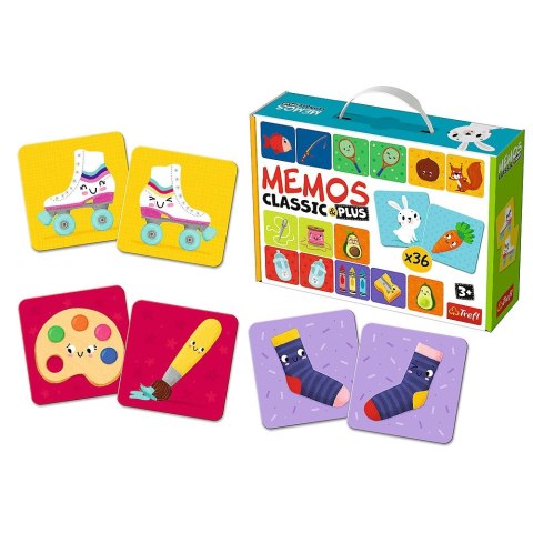 Gra pamięciowa Memos Classic & Plus, Logic Trefl (02272)