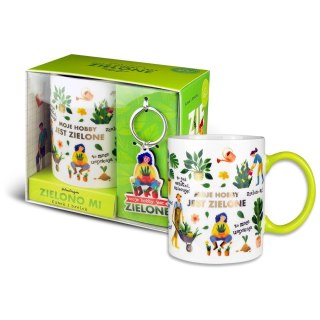 Kubek wielokrotnego użytku Set K+B PORYS-zielono mi Pan Dragon (5901854983998)