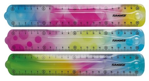 Linijka plastikowa 20cm Flamingo (FLKR972276)