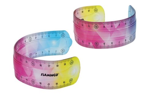 Linijka plastikowa 20cm Flamingo (FLKR972276)
