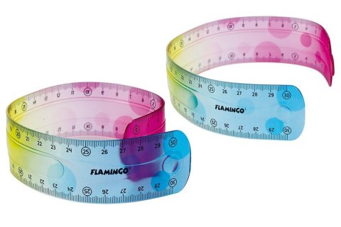 Linijka plastikowa 30cm Flamingo (FLKR972277)