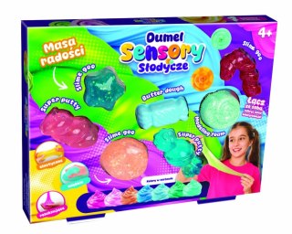 Masa plastyczna dla dzieci SENSORY słodycze mix Dumel (DD30631)