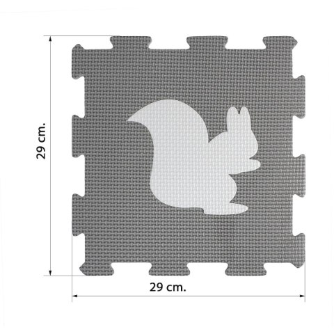 Mata dla malucha piankowa zwierzęta, 29x29cm Smily Play (SP84354)